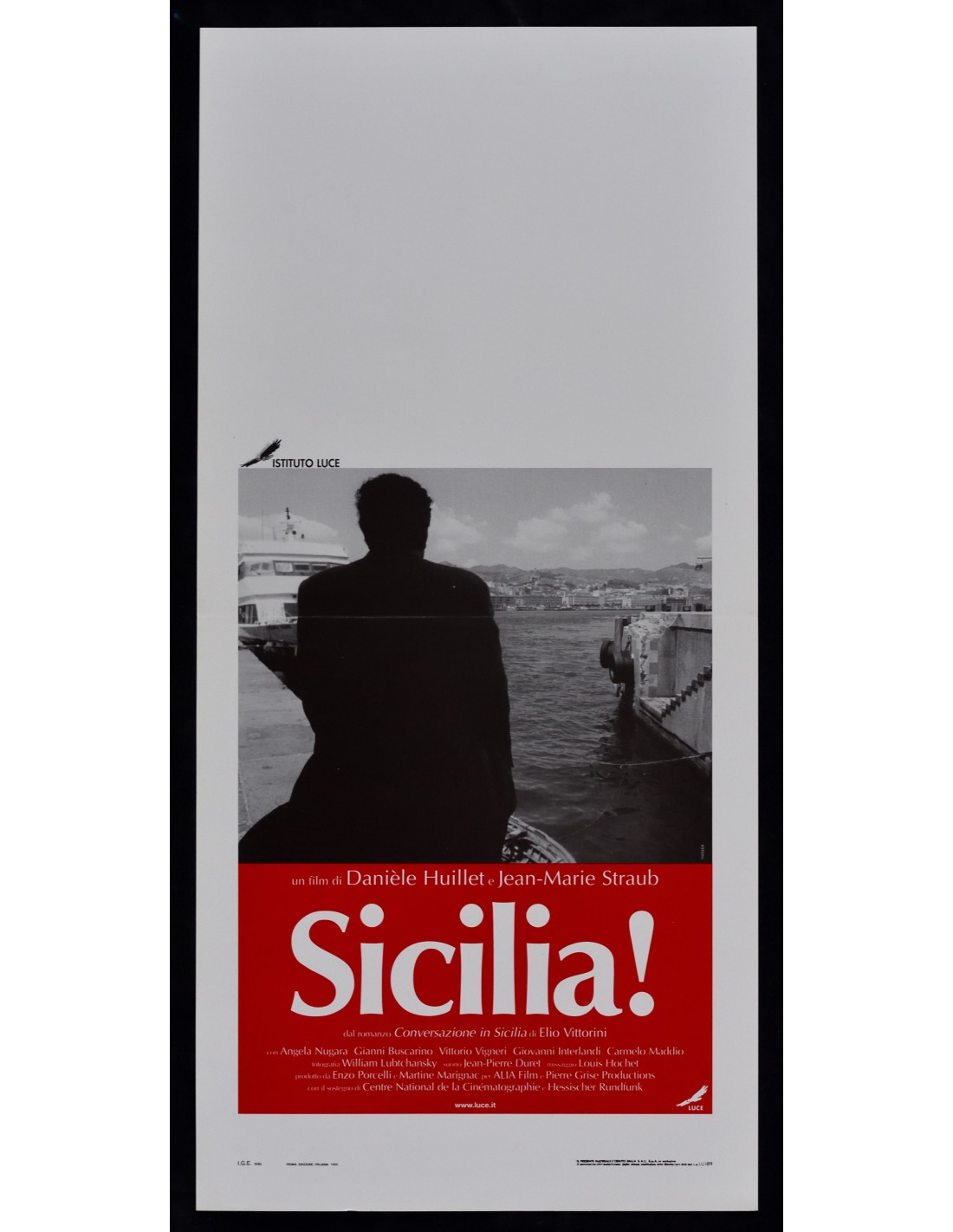 CORNICE nera per LOCANDINA cinema formato 33x70 cm in legno film poster  affiche